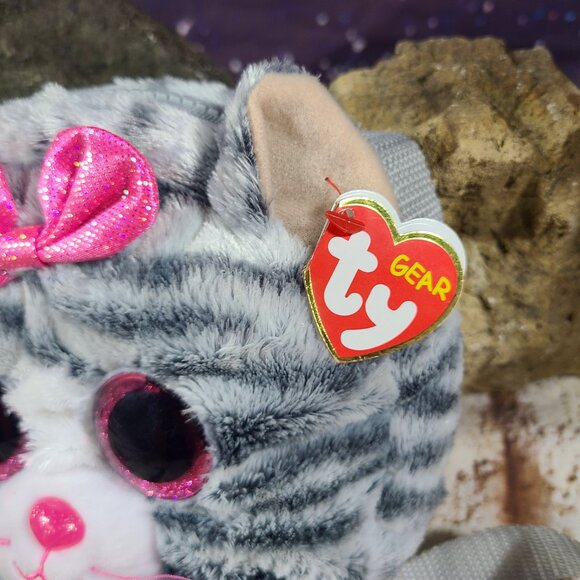 TY Gear beanie  kitty kiKi purseLightly Used Very Good + - Picture 14 of 15